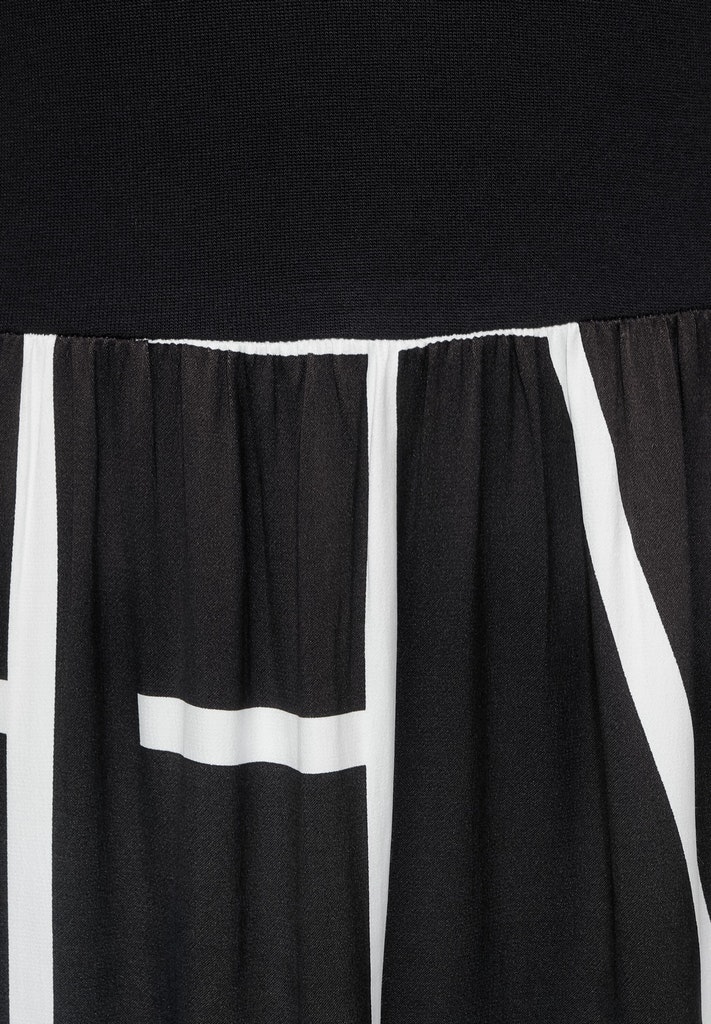 Street One - Midi Kleid im Materialmix - Schmidt Fashion & Lifestyle  Onlineshop